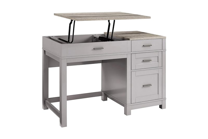 CARVER Skrivbord 120 cm Grå - Dorel Home - Möbler - Bord