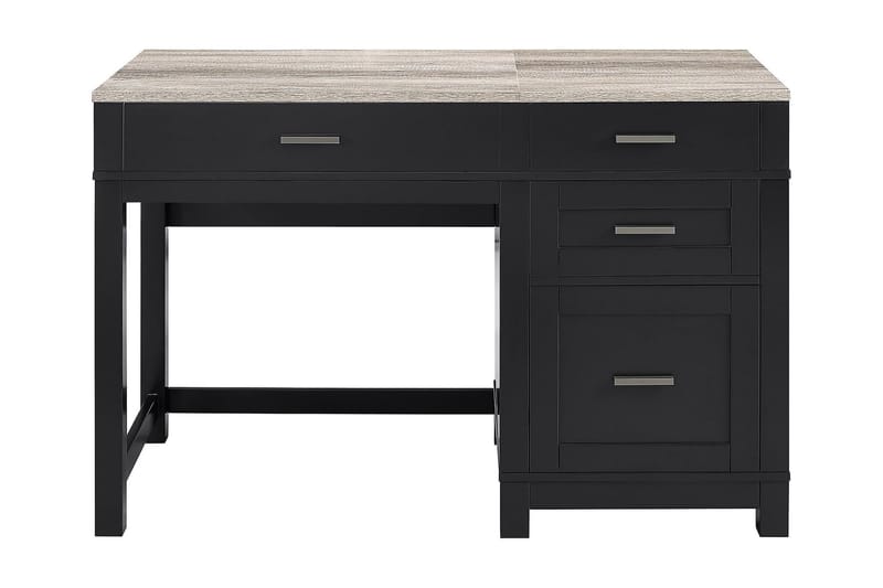 CARVER Skrivbord 120 cm Svart - Dorel Home - Möbler - Bord