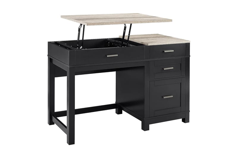 CARVER Skrivbord 120 cm Svart - Dorel Home - Möbler - Bord
