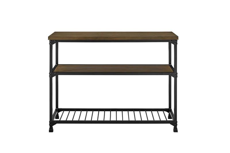 Cassy Konsollbord 121,9 cm Svart/Mörkbrun - Dorel Home - Möbler - Bord