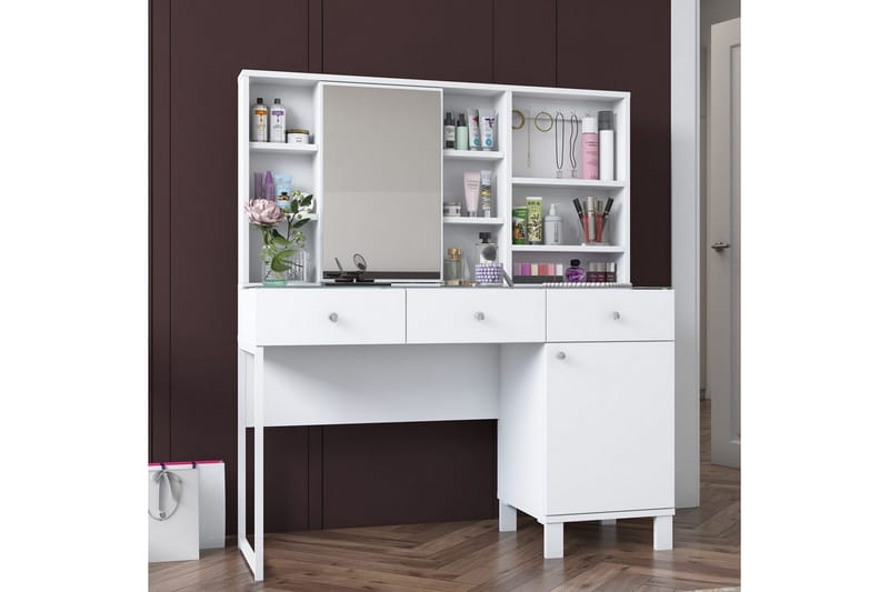 Ceris Sminkbord 120 cm - Vit - Möbler - Bord