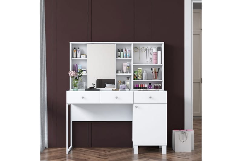 Ceris Sminkbord 120 cm - Vit - Möbler - Bord
