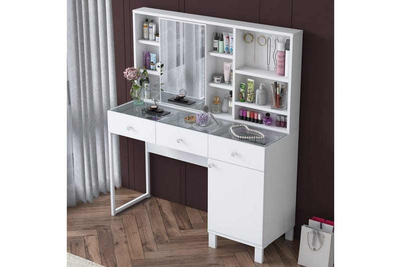 Ceris Sminkbord 120 cm - Vit - Möbler - Bord