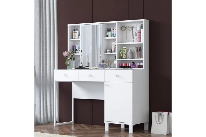 Ceris Sminkbord 120 cm - Vit - Möbler - Bord