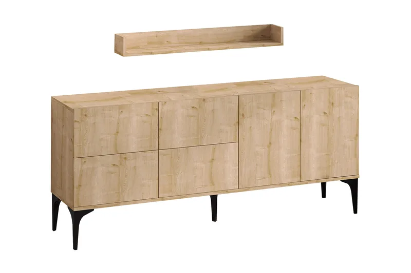 Cerreta Konsollbord 180 cm - Blå/Natur - Möbler - Bord