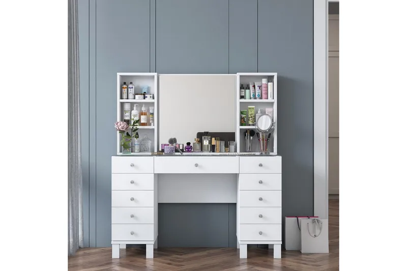 Ceylon Sminkbord 120 cm - Vit - Möbler - Bord