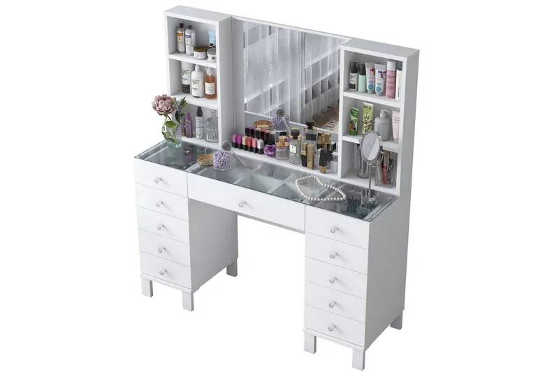 Ceylon Sminkbord 120 cm - Vit - Möbler - Bord