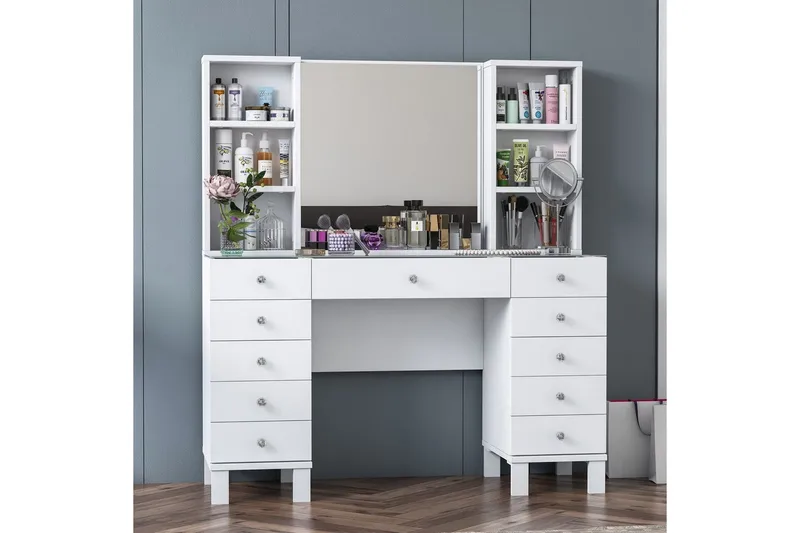 Ceylon Sminkbord 120 cm - Vit - Möbler - Bord