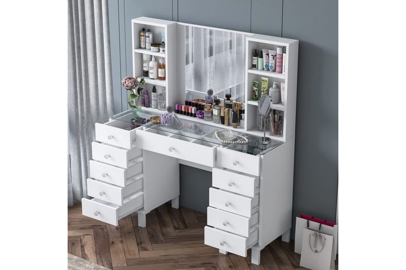 Ceylon Sminkbord 120 cm - Vit - Möbler - Bord