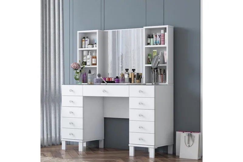 Ceylon Sminkbord 120 cm - Vit - Möbler - Bord