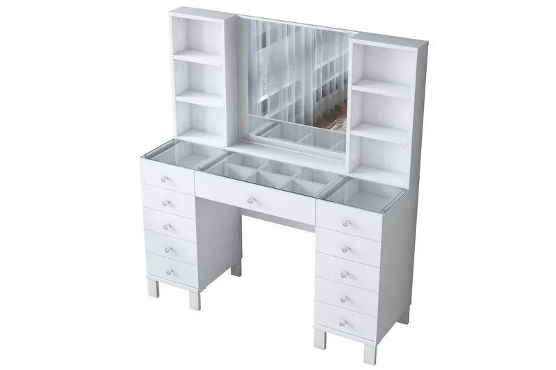 Ceylon Sminkbord 120 cm - Vit - Möbler - Bord