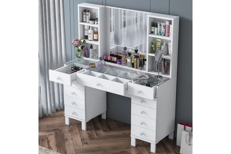 Ceylon Sminkbord 120 cm - Vit - Möbler - Bord