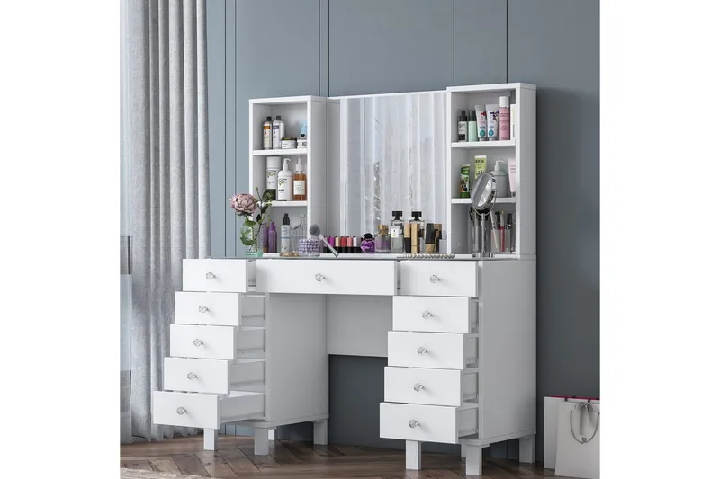 Ceylon Sminkbord 120 cm - Vit - Möbler - Bord