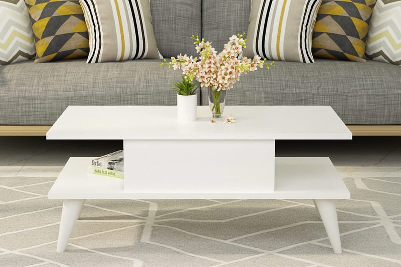 Chaing Soffbord 90x40x90 cm - Vit - Möbler - Bord