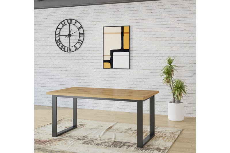 CHARENA Förlängningsbart Matbord 170/220 cm Natur - Möbler - Bord