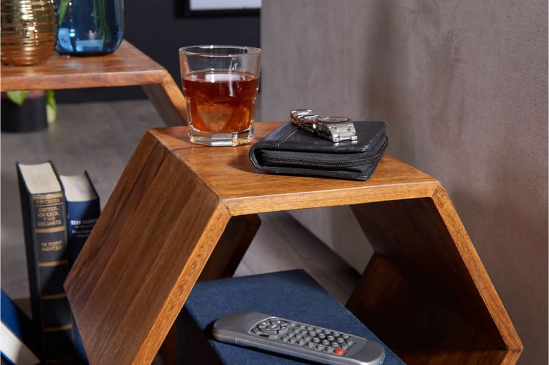 Chicosky Satsbord 46 cm 2 Bord - Massivt Trä/Brun - Möbler - Bord