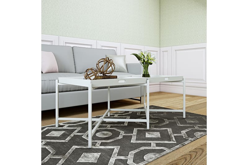 COCO Brickbord 121 cm Vit - CosmoLiving - Möbler - Bord