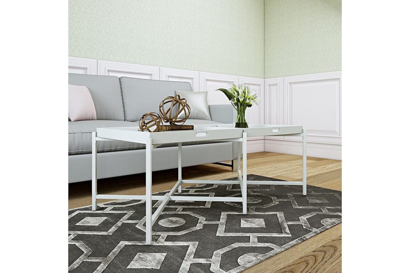 Coco Brickbord 121 cm Vit - CosmoLiving - Möbler - Bord