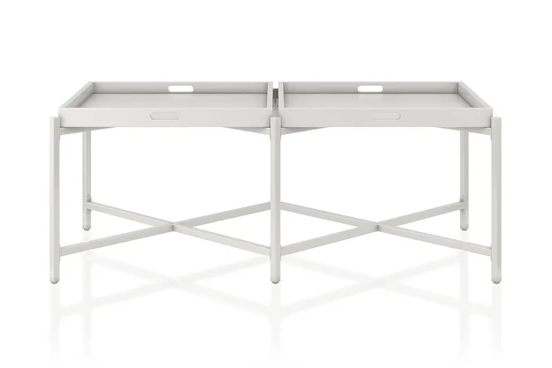 Coco Brickbord 121 cm Vit - CosmoLiving - Möbler - Bord