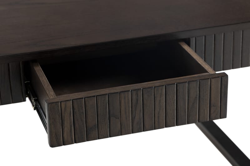 CORODOVA Soffbord 60 cm Mörkbrun/Mattsvart - Soffbord - Bord
