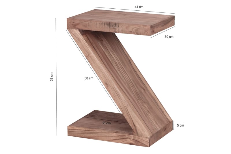 COTTAGERS Sidobord 44 cm Brun - Möbler - Bord