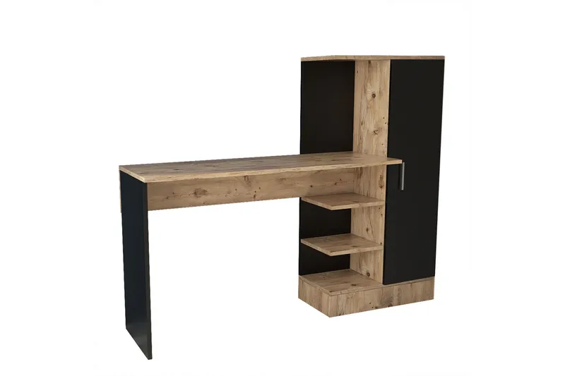 Dalran Skrivbord 152 cm - Natur/Svart - Möbler - Bord