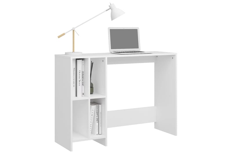 Datorbord 102,5x35x75 cm spånskiva - Vit - Möbler - Bord