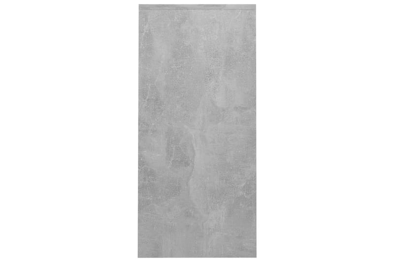Datorbord betonggrå 102,5x35x75 cm spånskiva - Grå - Möbler - Bord