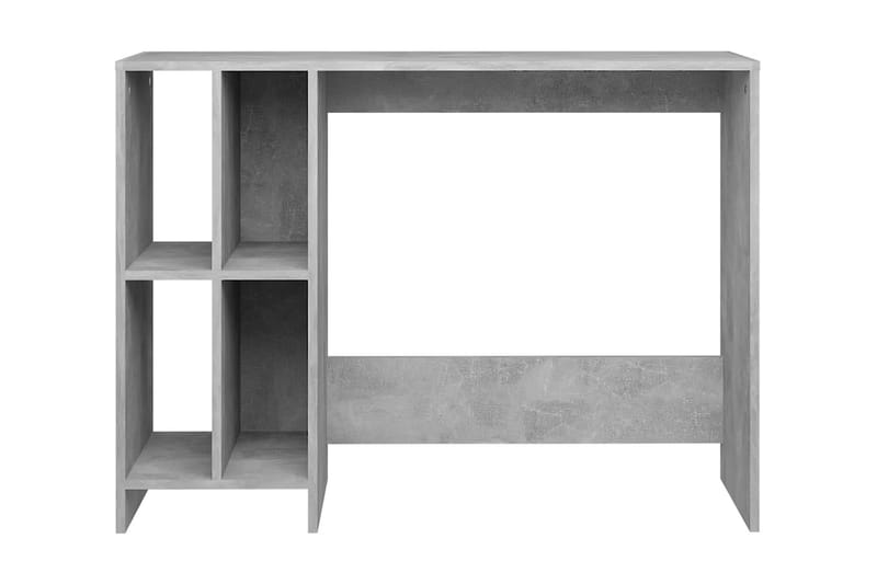 Datorbord betonggrå 102,5x35x75 cm spånskiva - Grå - Möbler - Bord