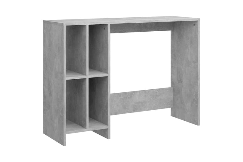 Datorbord betonggrå 102,5x35x75 cm spånskiva - Grå - Möbler - Bord