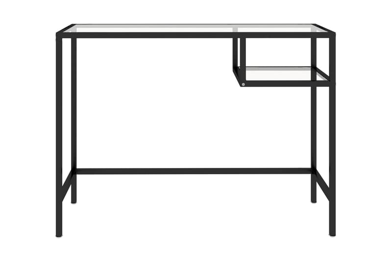 Datorbord genomskinlig 100x36x74 cm glas - Transparent - Skrivbord - Bord