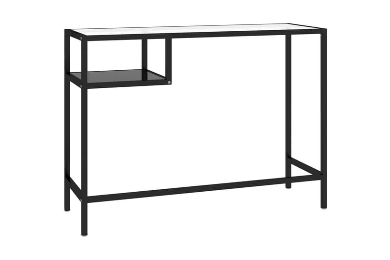 Datorbord svart 100x36x74 cm glas - Svart - Skrivbord - Bord