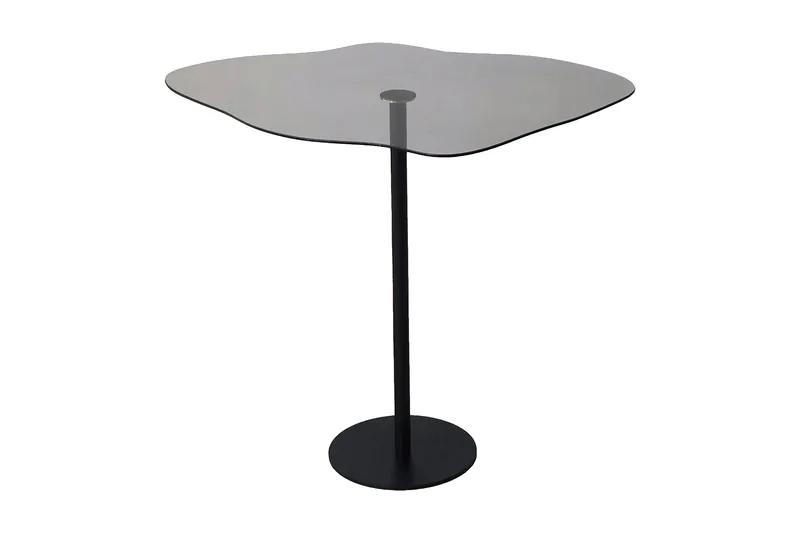 Deluxus Soffbord 60x45x60 cm Oval, Svart