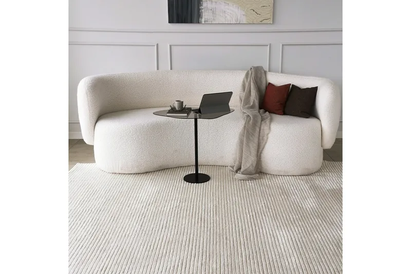 Deluxus Soffbord 60x45x60 cm Oval - Svart - Möbler - Bord