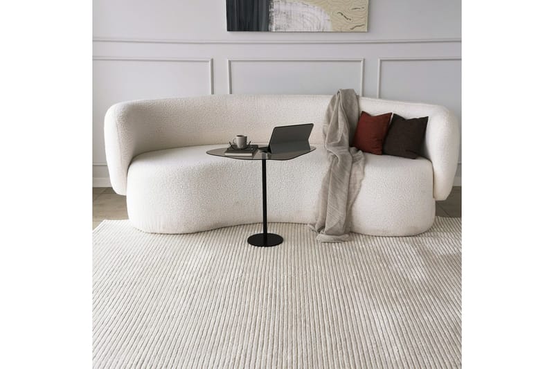 Deluxus Soffbord 60x45x60 cm Oval - Svart - Möbler - Bord