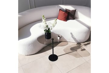 Deluxus Soffbord 60x45x60 cm Oval - Svart - Möbler - Bord