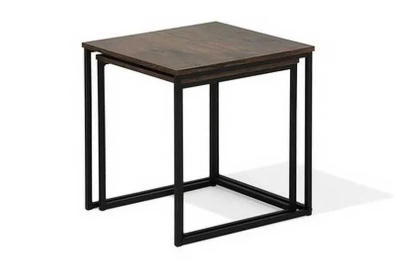 Denny Satsbord Set Om 2 St - Trä/Natur - Möbler - Bord