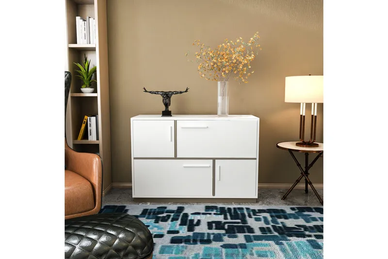 Desgrar Konsollbord 120x81,6 cm - Vit - Möbler - Bord