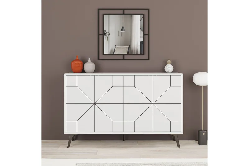 Desgrar Konsollbord 123x62,4 cm - Vit - Möbler - Bord