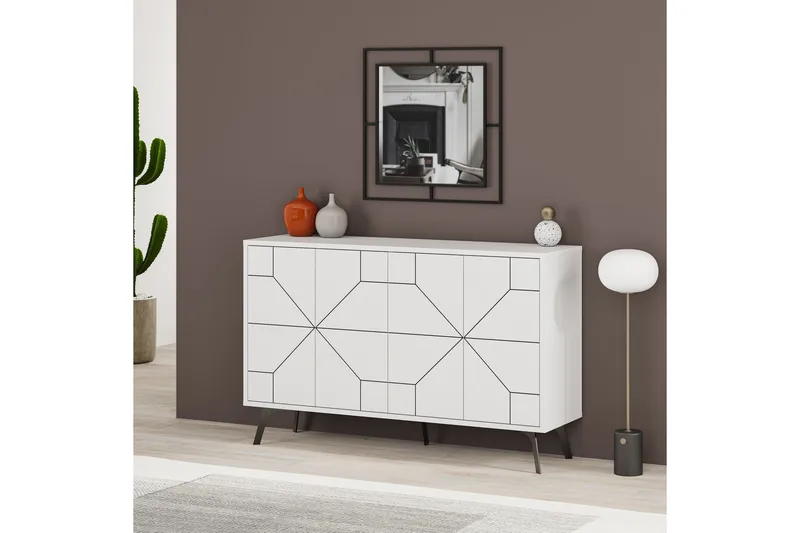 Desgrar Konsollbord 123x62,4 cm - Vit - Möbler - Bord