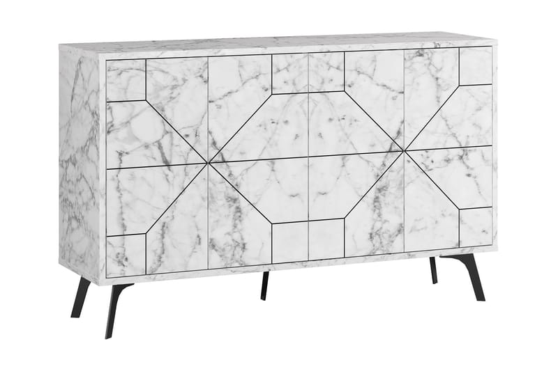 Desgrar Konsollbord 123x62,4 cm, Vit