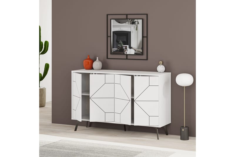 Desgrar Konsollbord 123x62,4 cm - Vit - Möbler - Bord