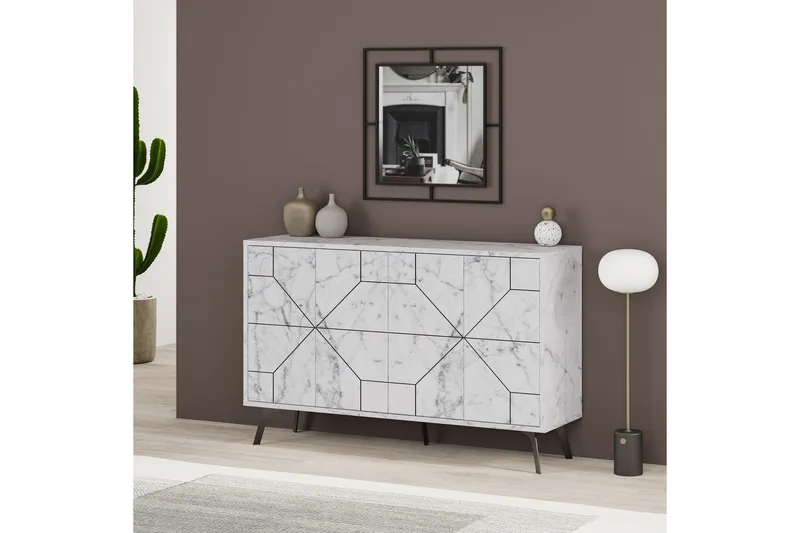 Desgrar Konsollbord 123x62,4 cm - Vit - Möbler - Bord