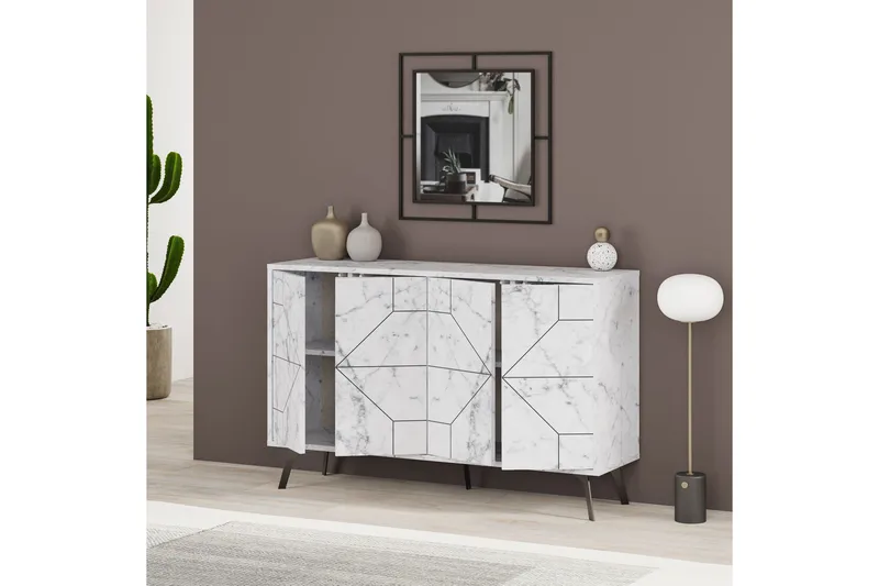 Desgrar Konsollbord 123x62,4 cm - Vit - Möbler - Bord