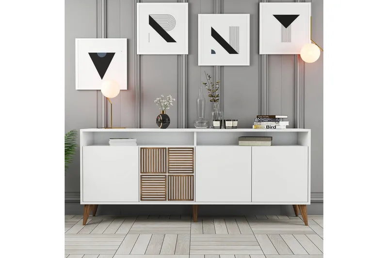 Desgrar Konsollbord 180x78,6 cm - Vit - Möbler - Bord