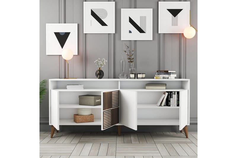 Desgrar Konsollbord 180x78,6 cm - Vit - Möbler - Bord