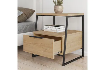 Desgrar Sängbord 45x50 cm - Brun - Möbler - Bord