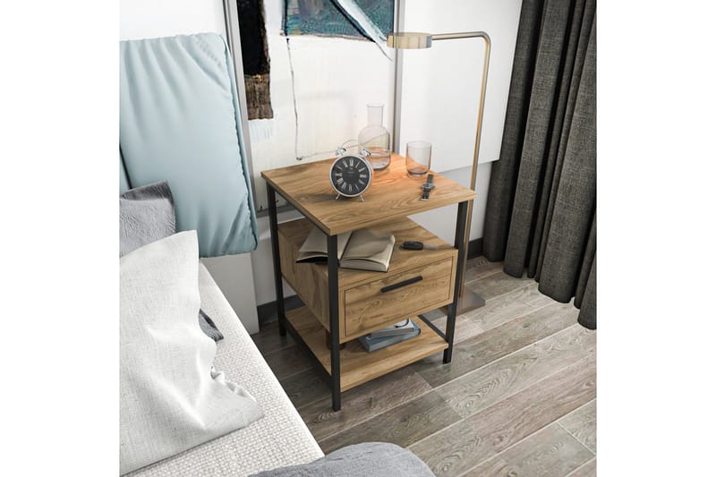 Desgrar Sängbord 45x61,8 cm - Svart - Möbler - Bord