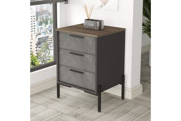 Desgrar Sängbord 54 cm - Brun/Betonggrå/Antracit - Möbler - Bord