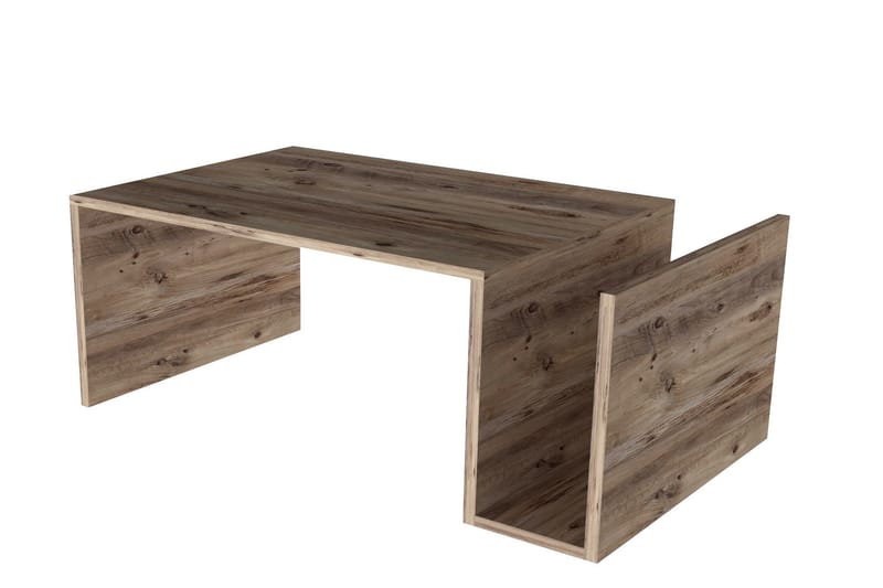 DESTORD Brickbord 87 cm Brun - Möbler - Bord